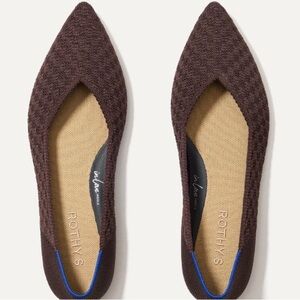 Rothy’s The Point II in Brown Basketweave